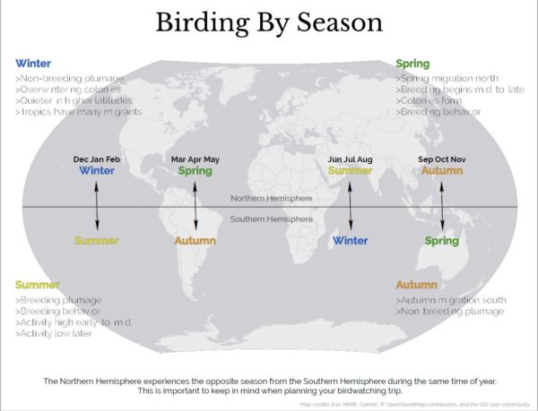 birding by seasons map